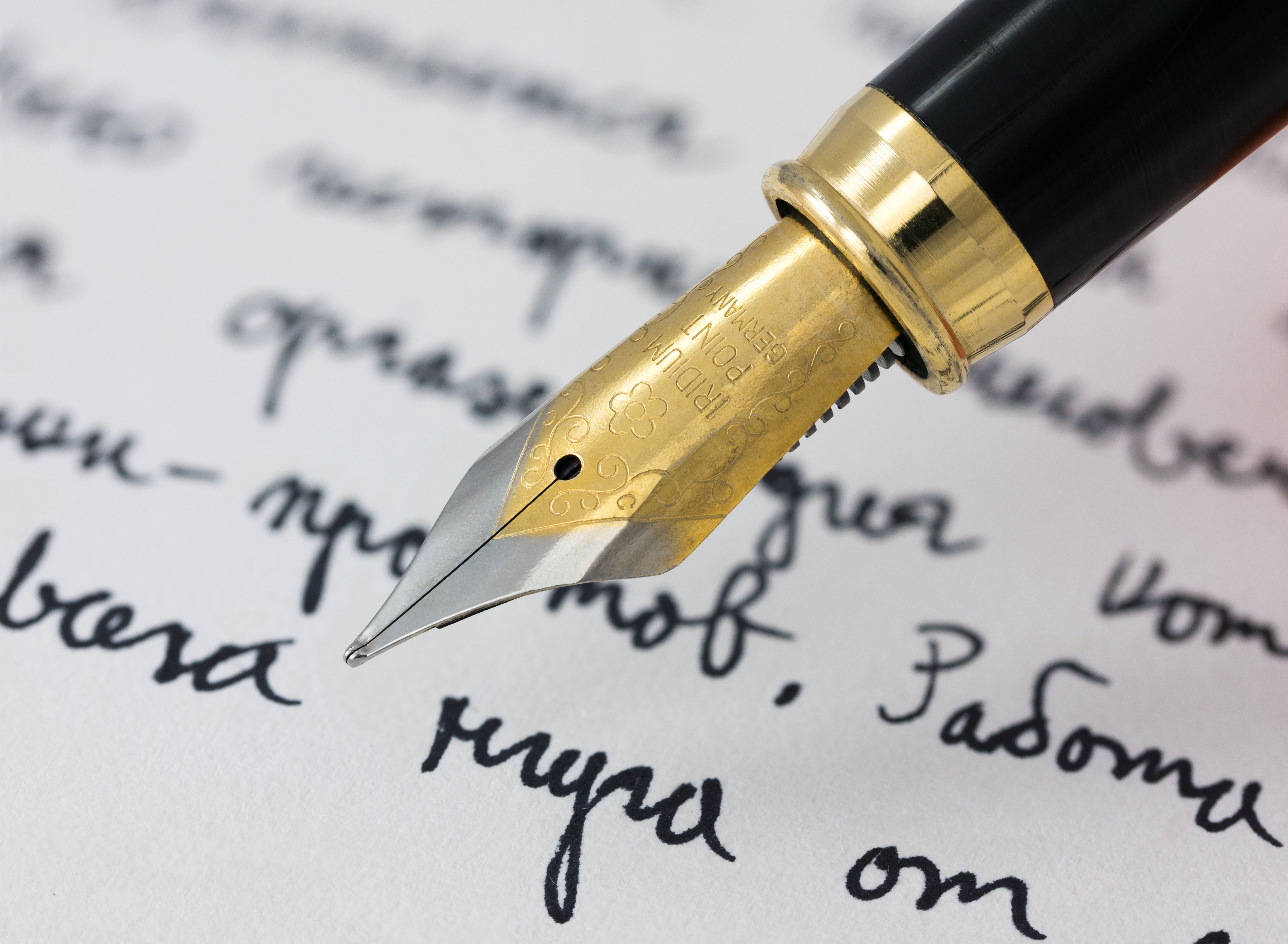 Fountain Pen Writing - Master College Essay